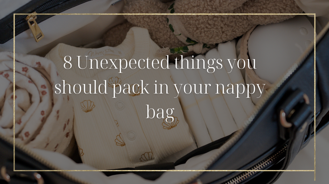 8 Unexpected things you should pack in your nappy bag