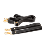 Black stroller organiser accessories - pram clips and shoulder strap