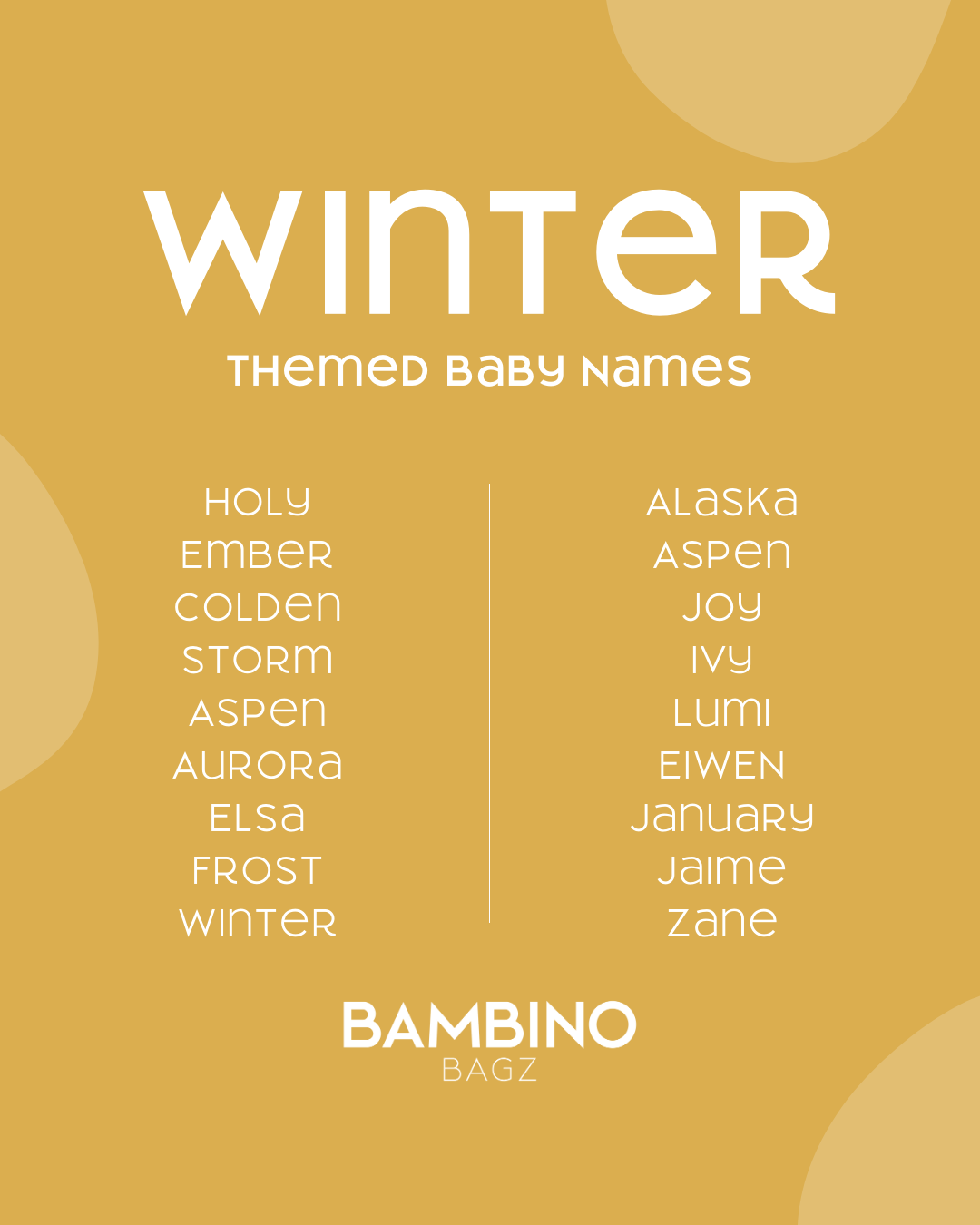 The Best Winter Themed Baby Names 2024