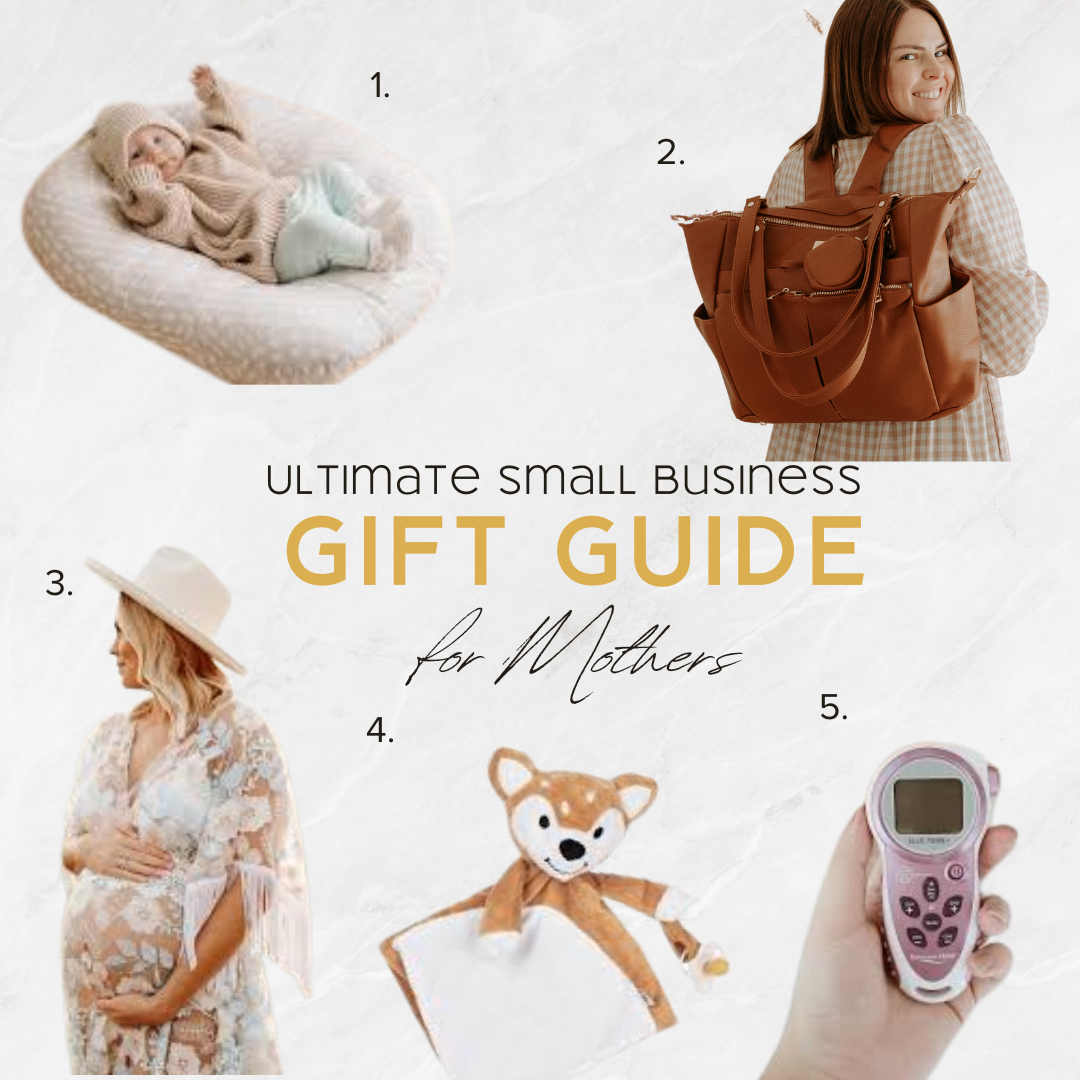 Essential baby gift guide for first times Mums - Supporting Small Aussie Businesses