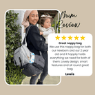 Sorrento nappy backpack- bambino bagz- customer review best baby bag